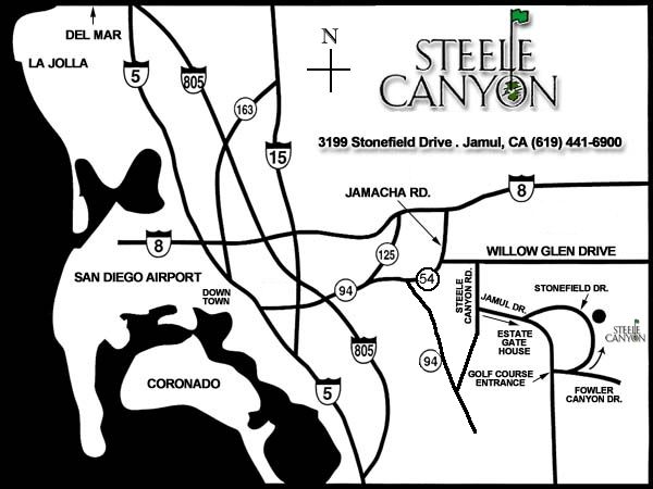 Steele Canyon Map